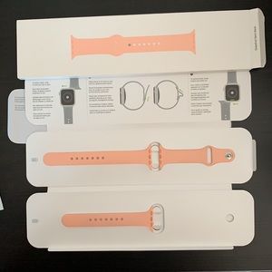 Apple Watch grapefruit sport band